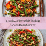 chicken green bean stir fry Recipe