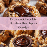 Chocolate Hazelnut Thumbprint Cookies Recipe