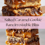 Salted Caramel Chocolate Chip Cookie Bars Recipe