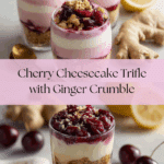 Cherry Cheesecake Trifle with Brown Sugar-Ginger Crumble Recipe