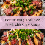 Korean BBQ Steak Rice Bowls Recipe