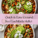 Ground Beef Enchilada Skillet Recipe
