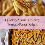 15-Minute Creamy Tomato Pasta Recipe