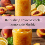 Frozen Peach Lemonade Recipe – The Ultimate Summer Slushie Recipe