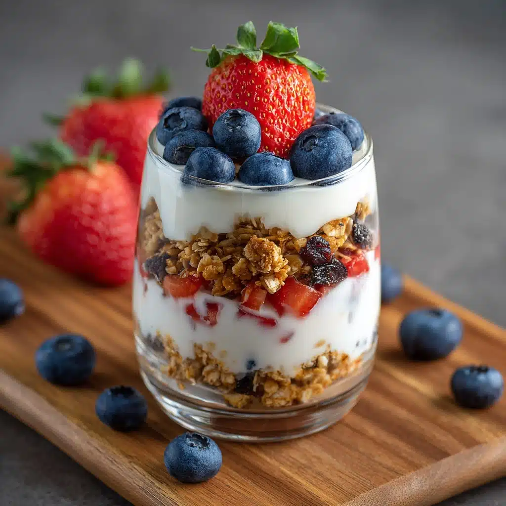 Red White and Blue Parfaits Recipe - Recipe Image