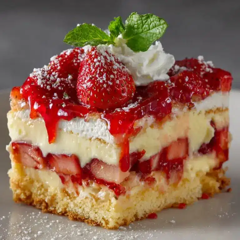 The Ultimate Strawberry Cheesecake Dump Cake Recipe
