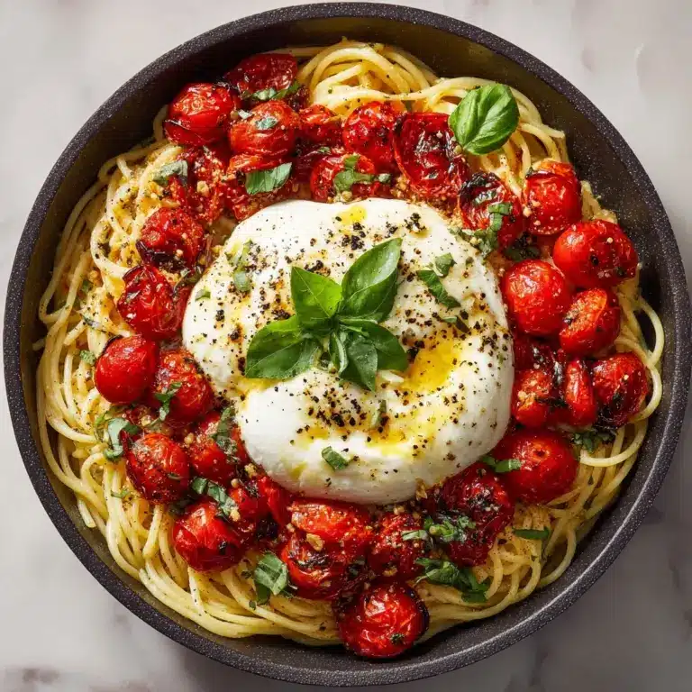 Roasted Tomato and Garlic Ricotta Pasta Recipe