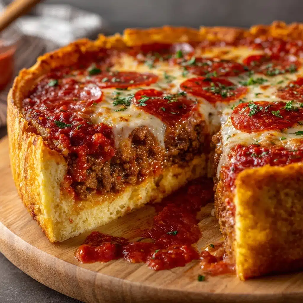 The Pizza Burger Pie Recipe - Recipe Image