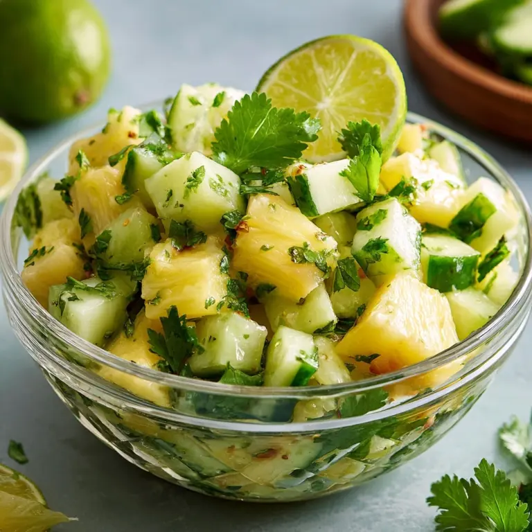 Pineapple Cucumber Salad Recipe