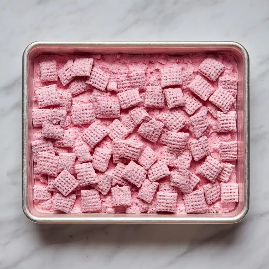 Easy Strawberry Shortcake Puppy Chow Recipe - Recipe Image