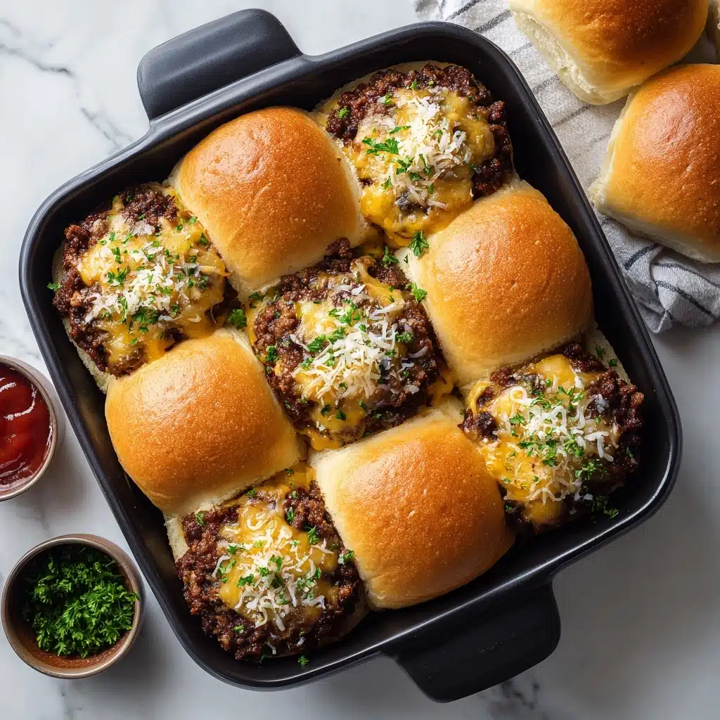 Irresistible Garlic Parmesan Cheeseburger Bombs Recipe