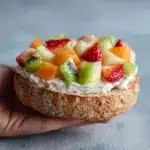 Breakfast Bagel Fruit Pizzas Recipe