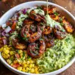 Corn Salsa & Creamy Garlic Sauce Recipe