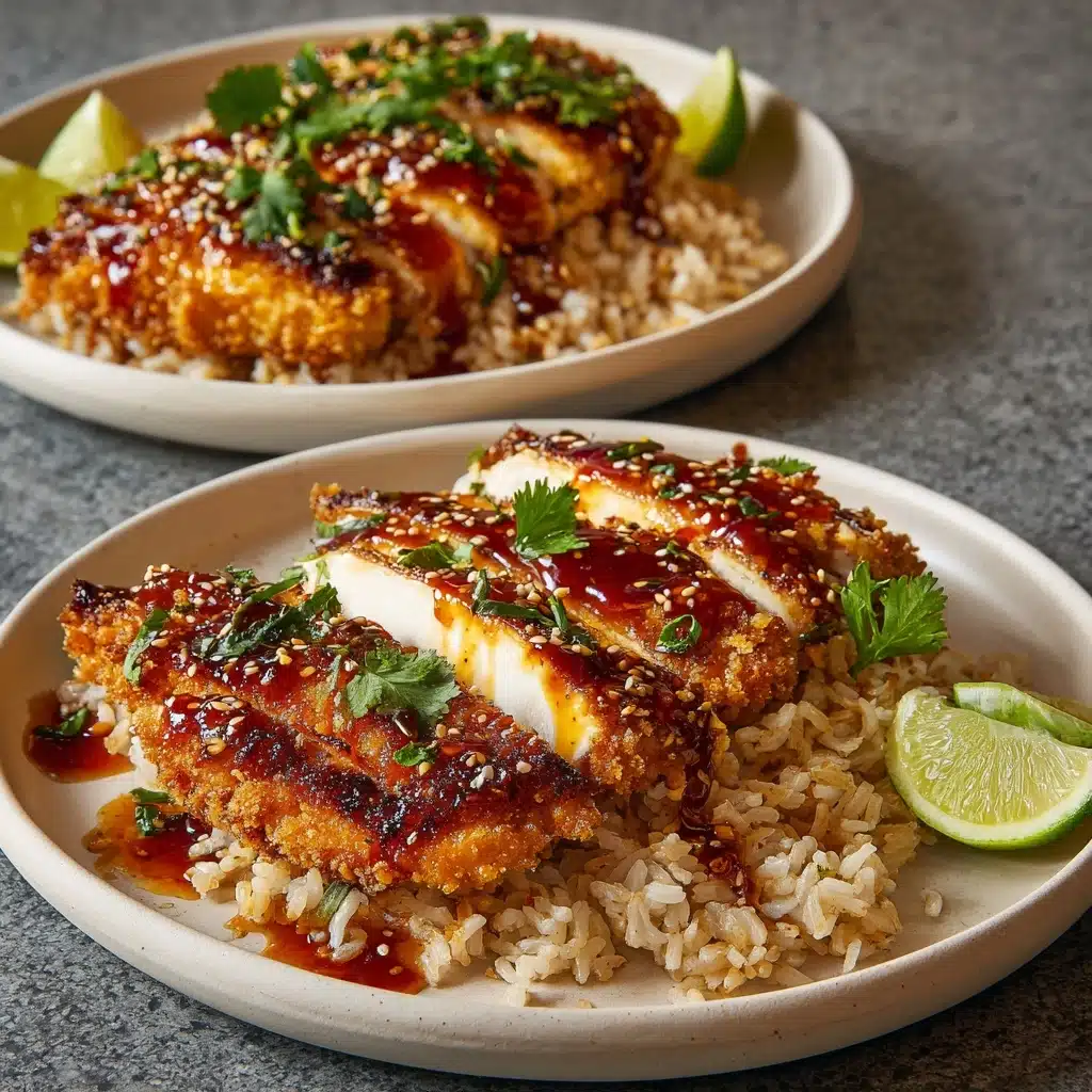 Baked Crunchy Hot Honey Chicken Recipe - Recipe Image