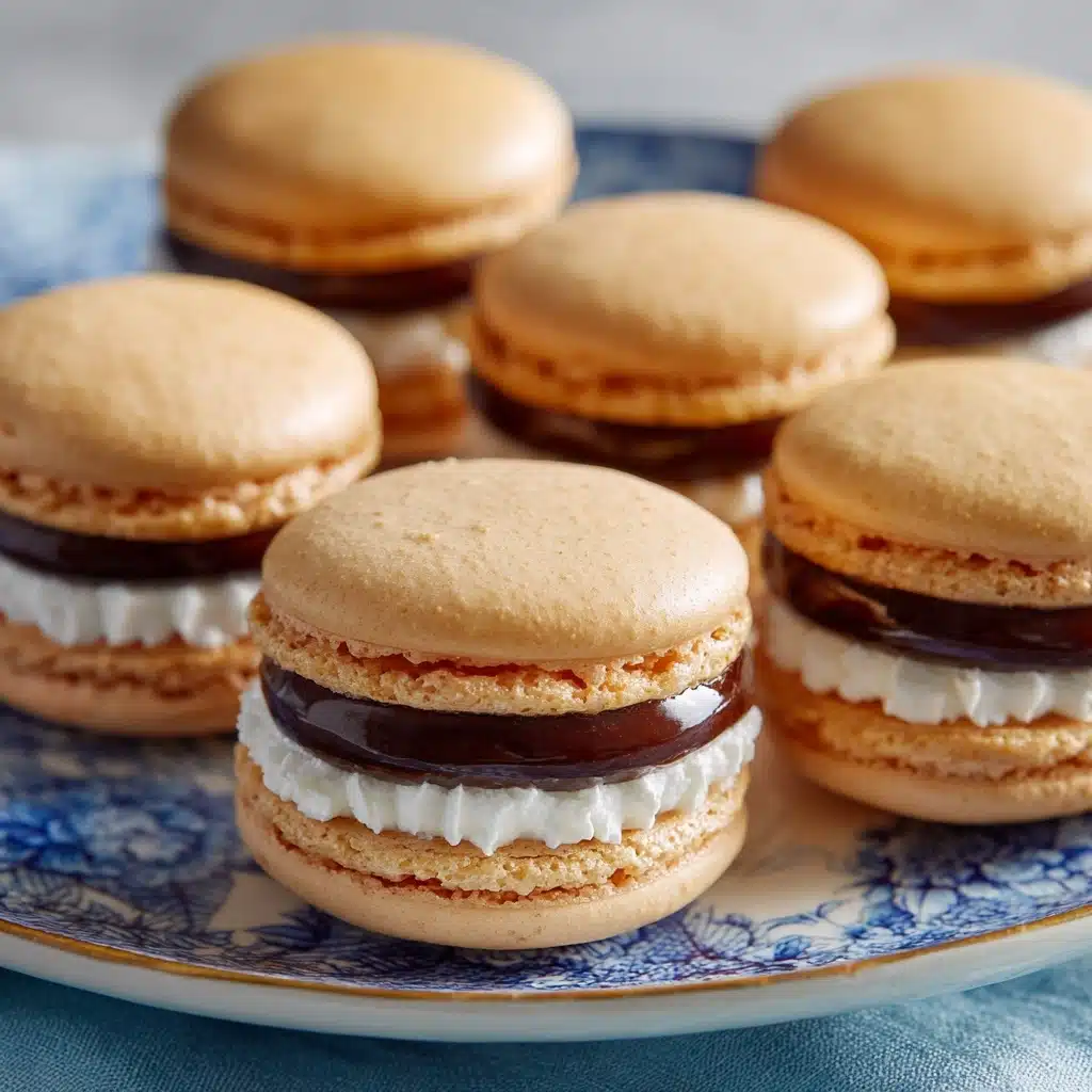 S'mores Macarons Recipe - Recipe Image