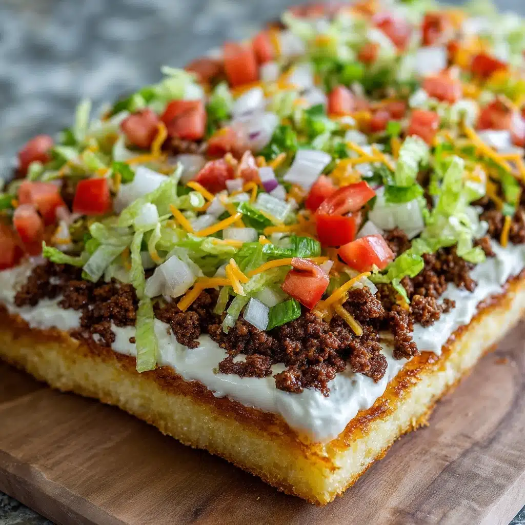 Taco Pizza Appetizer: A Delightful Fusion of Flavors Recipe