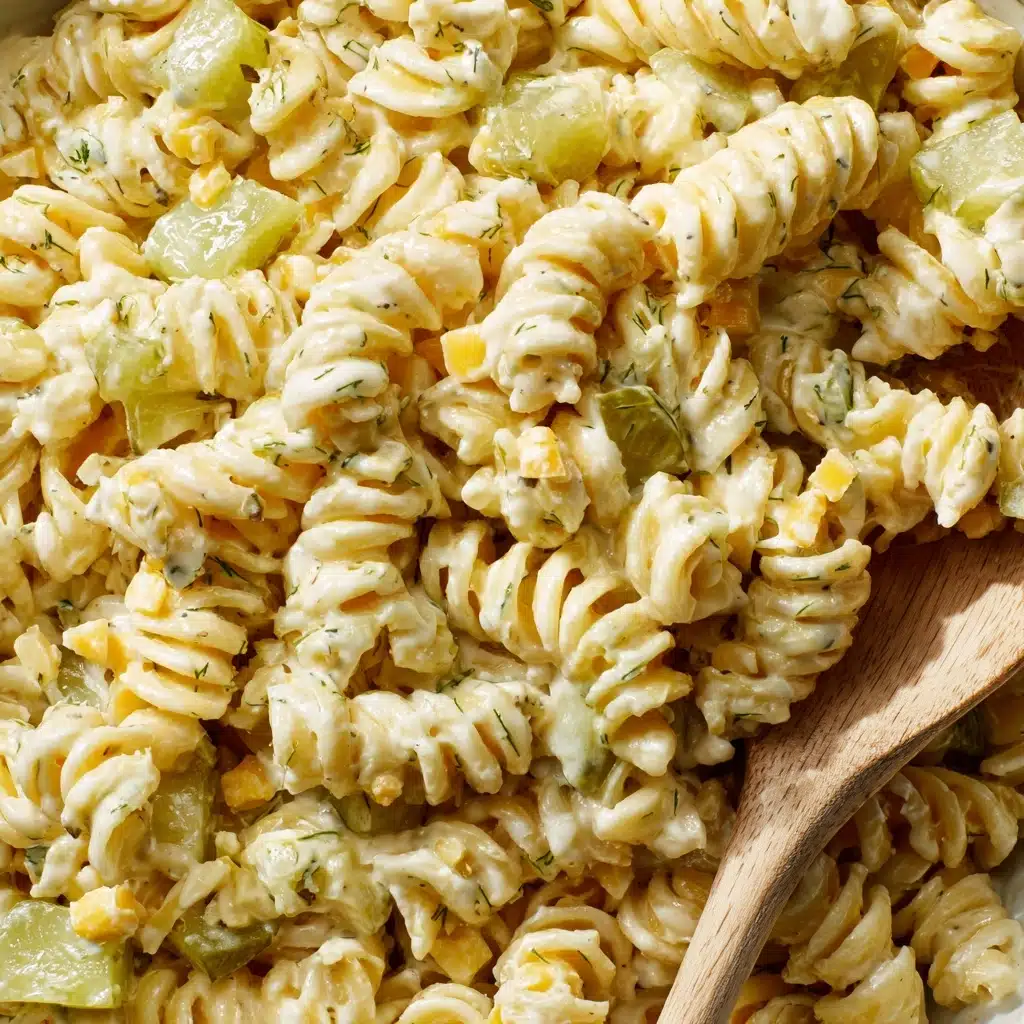 Dill Pickle Pasta Salad Recipe - Recipe Image