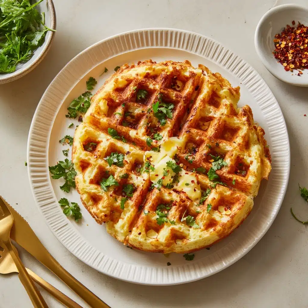 Chaffles (Cheese & Egg Waffles) Recipe - Recipe Image