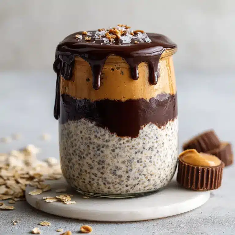 Peanut Butter Cup Overnight Oats Recipe