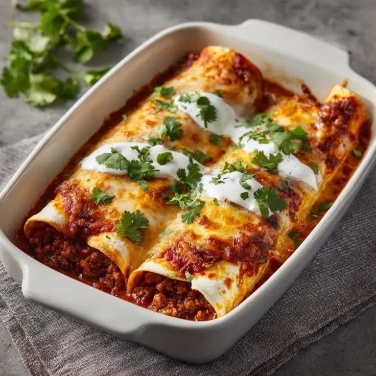 Ground Beef Enchiladas Recipe