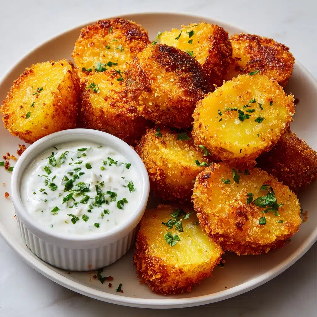 Crispy Roasted Parmesan Potatoes Recipe - Recipe Image