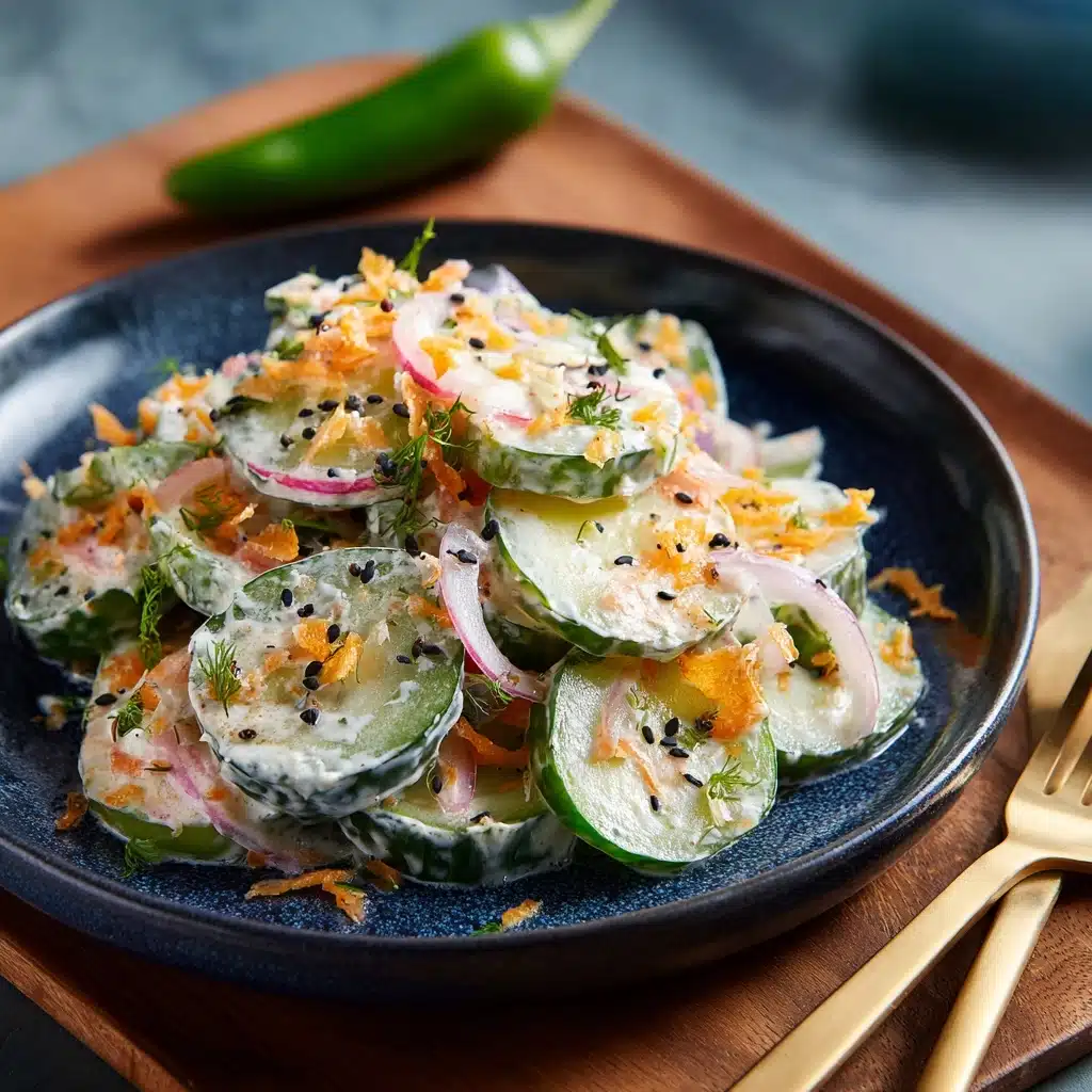 Jalapeno Popper Cucumber Salad Recipe - Recipe Image