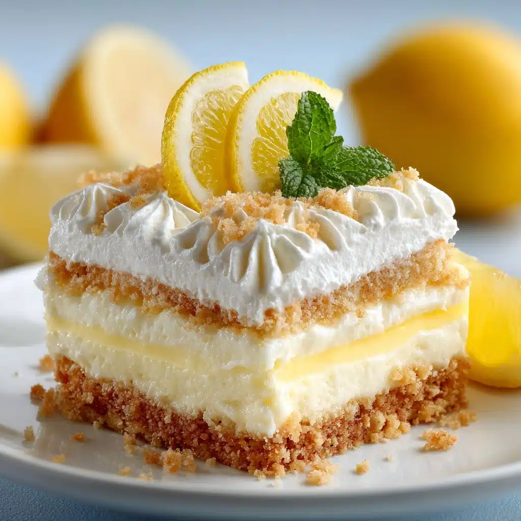 No-Bake Lemon Éclair Cake Recipe - Recipe Image