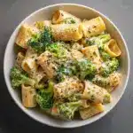 Creamy Vegetarian Broccoli Cheddar Pasta Recipe