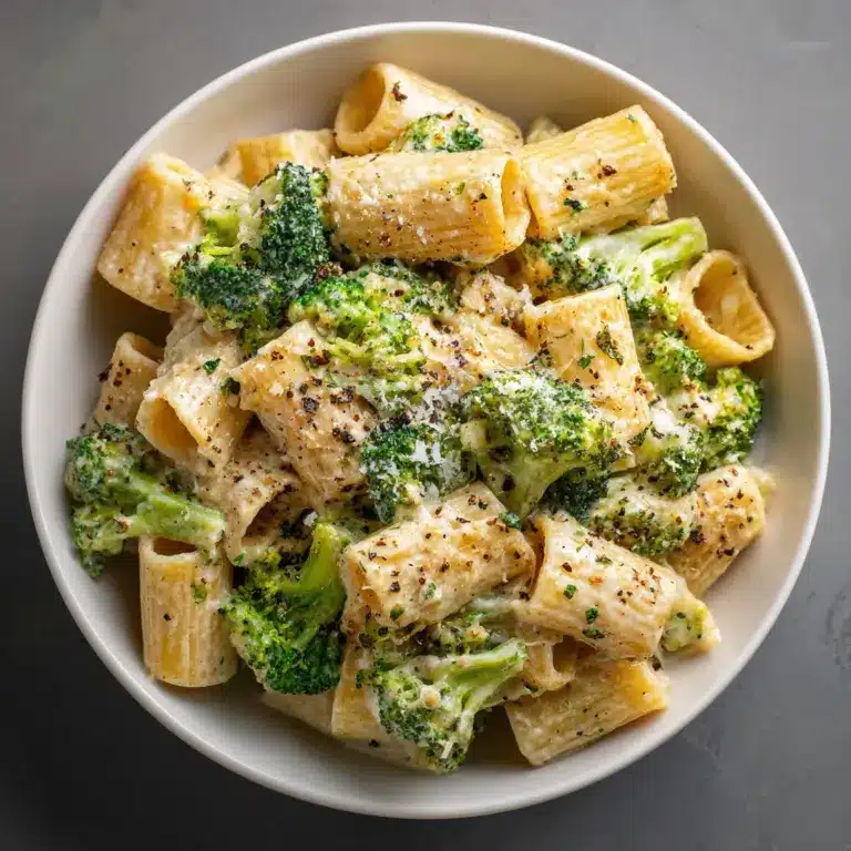 Creamy Vegetarian Broccoli Cheddar Pasta Recipe