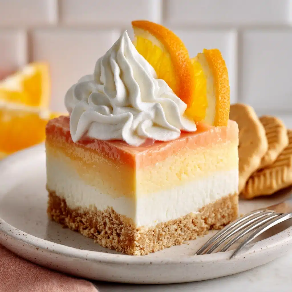 Orange Creamsicle Dream Bars Recipe