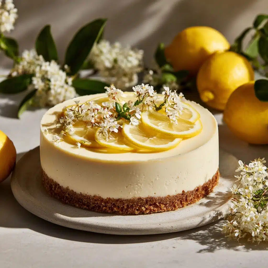 Easy No Bake Lemon Cheesecake Recipe