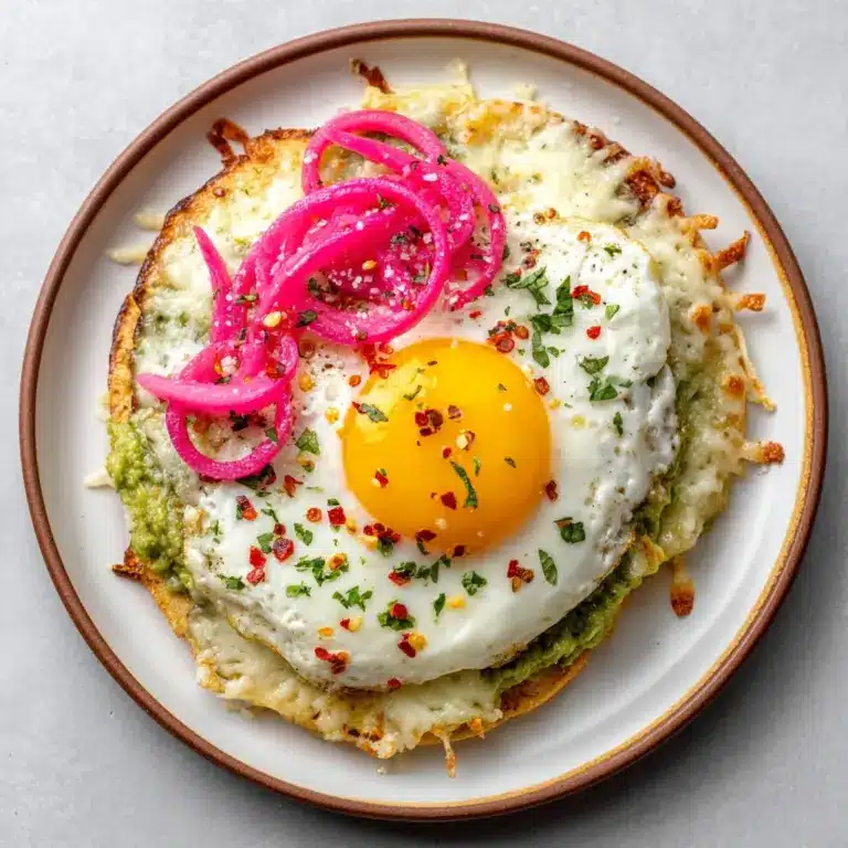 Crispy Feta Fried Eggs (Viral Recipe) Recipe