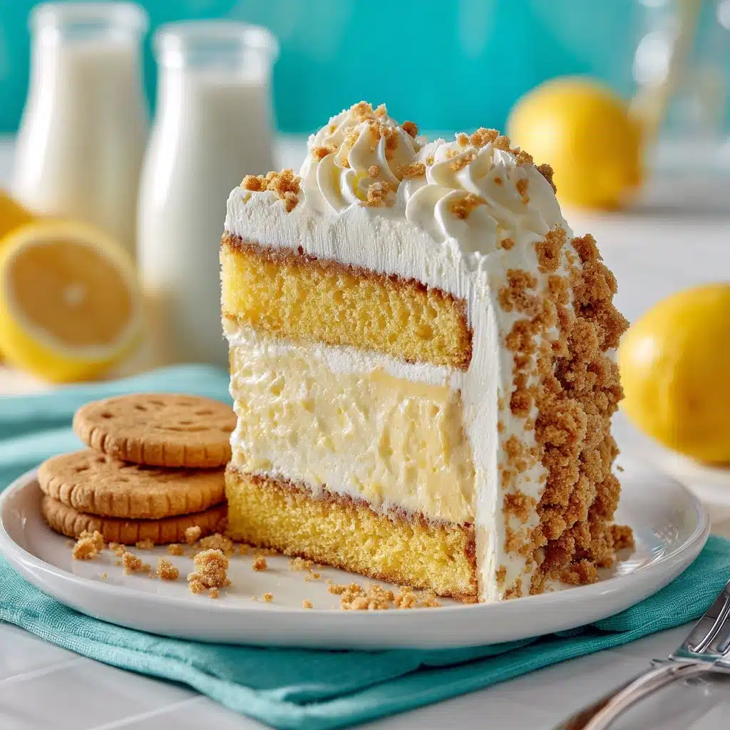 Italian Lemon Cream Cake Recipe - Recipe Image