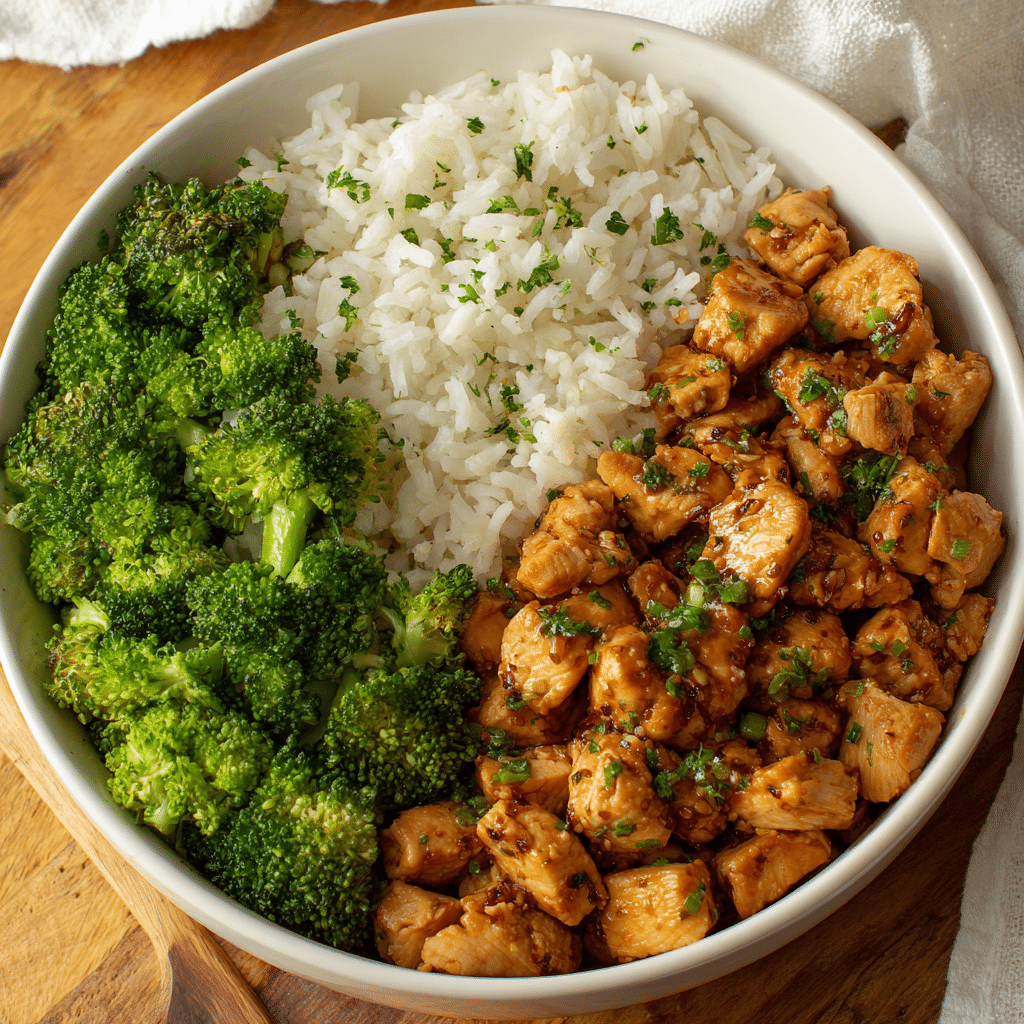 Honey Garlic Pork Rice Bowl Recipe - Recipe Image