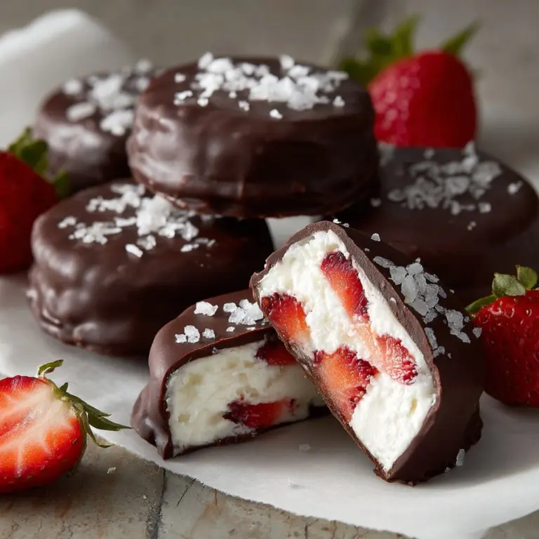 Chocolate Strawberry Frozen Yogurt Bites Recipe