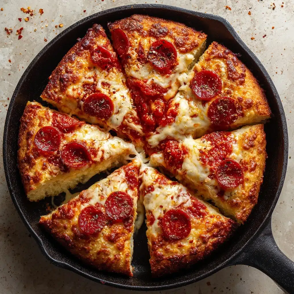 Cast Iron Skillet Pizza Recipe - Recipe Image