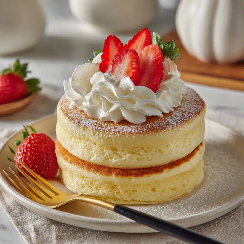 Fluffy Japanese Soufflé Pancakes Recipe - Recipe Image