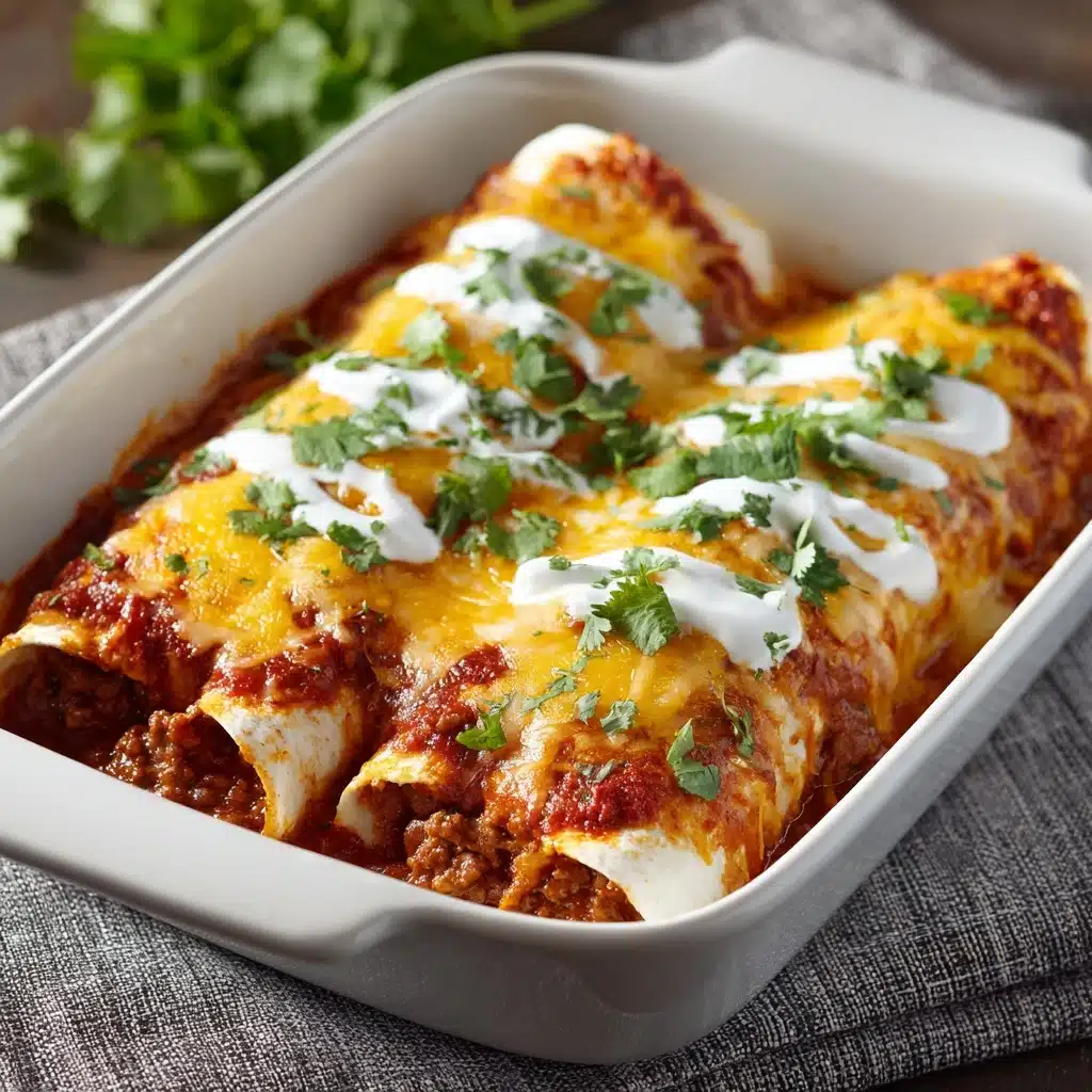 Ground Beef Enchiladas Recipe - Recipe Image