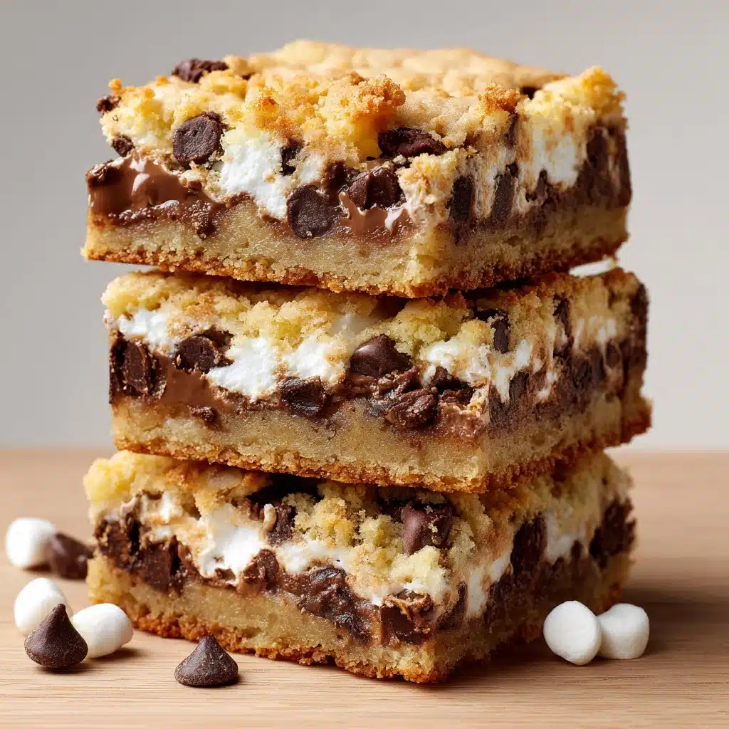 S’mores Cookie Bars Recipe - Recipe Image