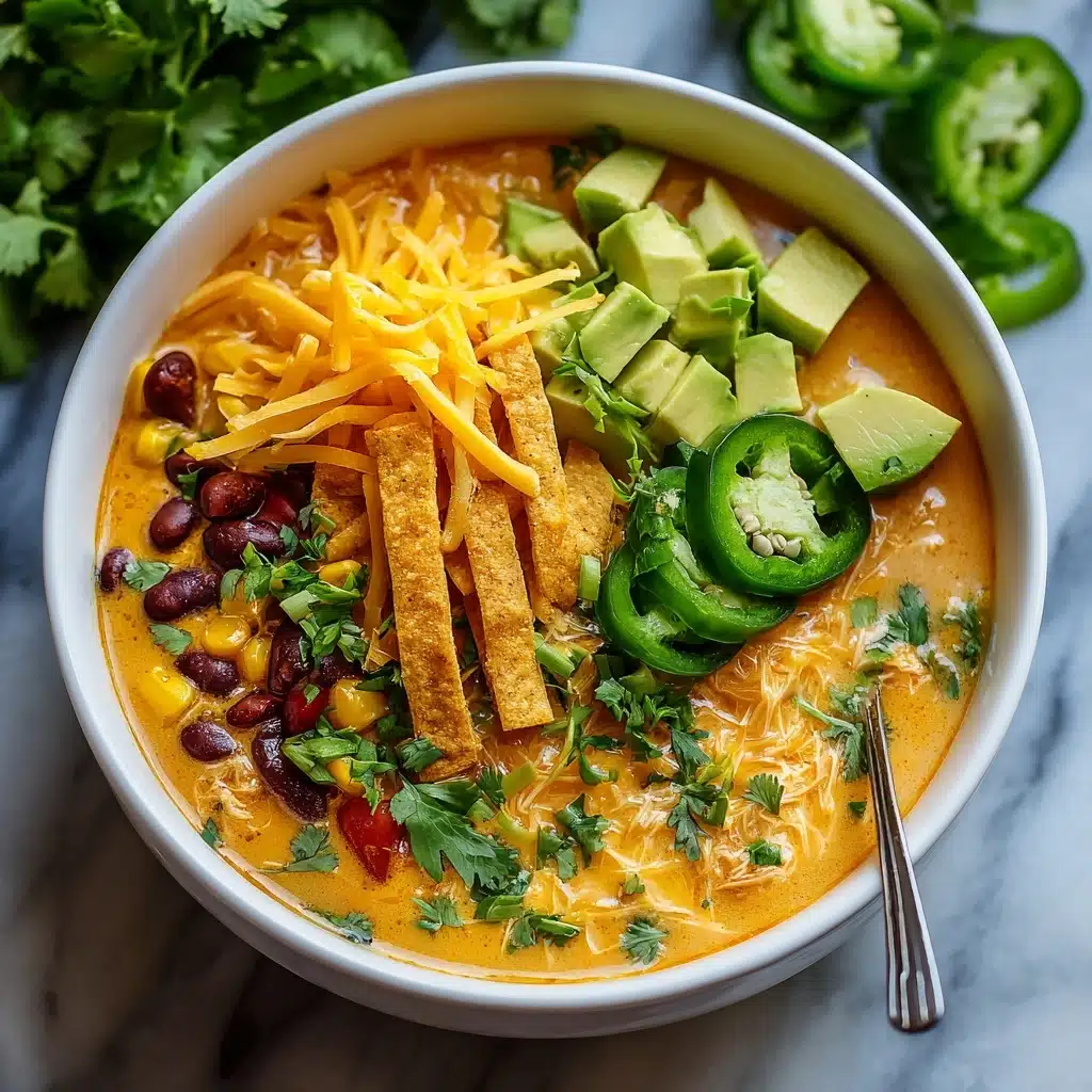 Creamy Chicken Tortilla Soup Recipe - Recipe Image