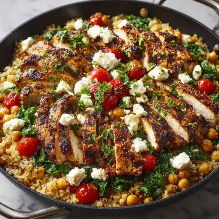 Greek Chicken and Lemon Rice (30 Minutes, One-Pot) Recipe