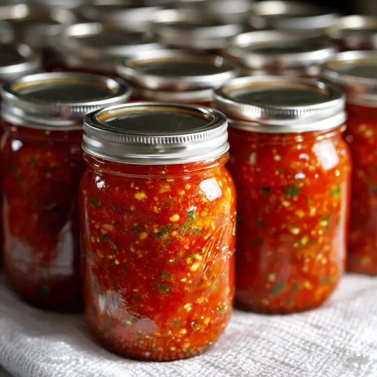 Italian-Style Tomato Sauce (and how to can it!) Recipe