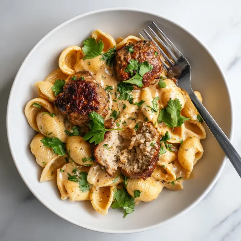 Swedish Meatball Pasta Bake Recipe