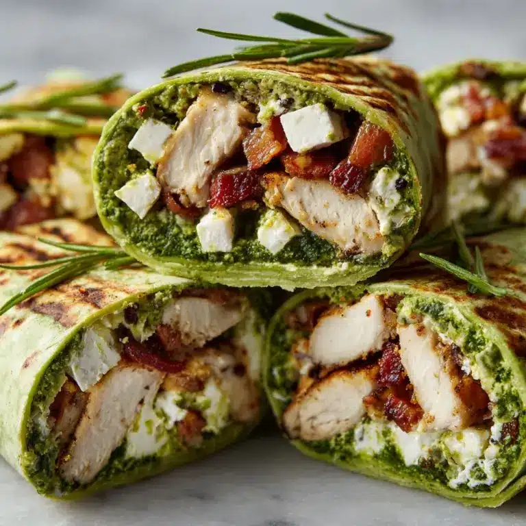 Pesto Chicken Lettuce Wraps: A Quick & Healthy Recipe
