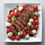 Balsamic Caprese Grilled Flank Steak Recipe