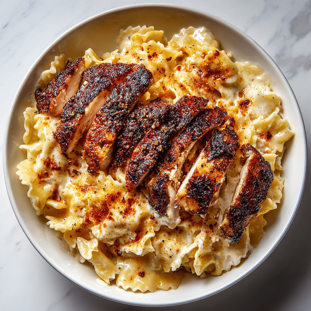 Blackened Cajun Chicken Alfredo Recipe