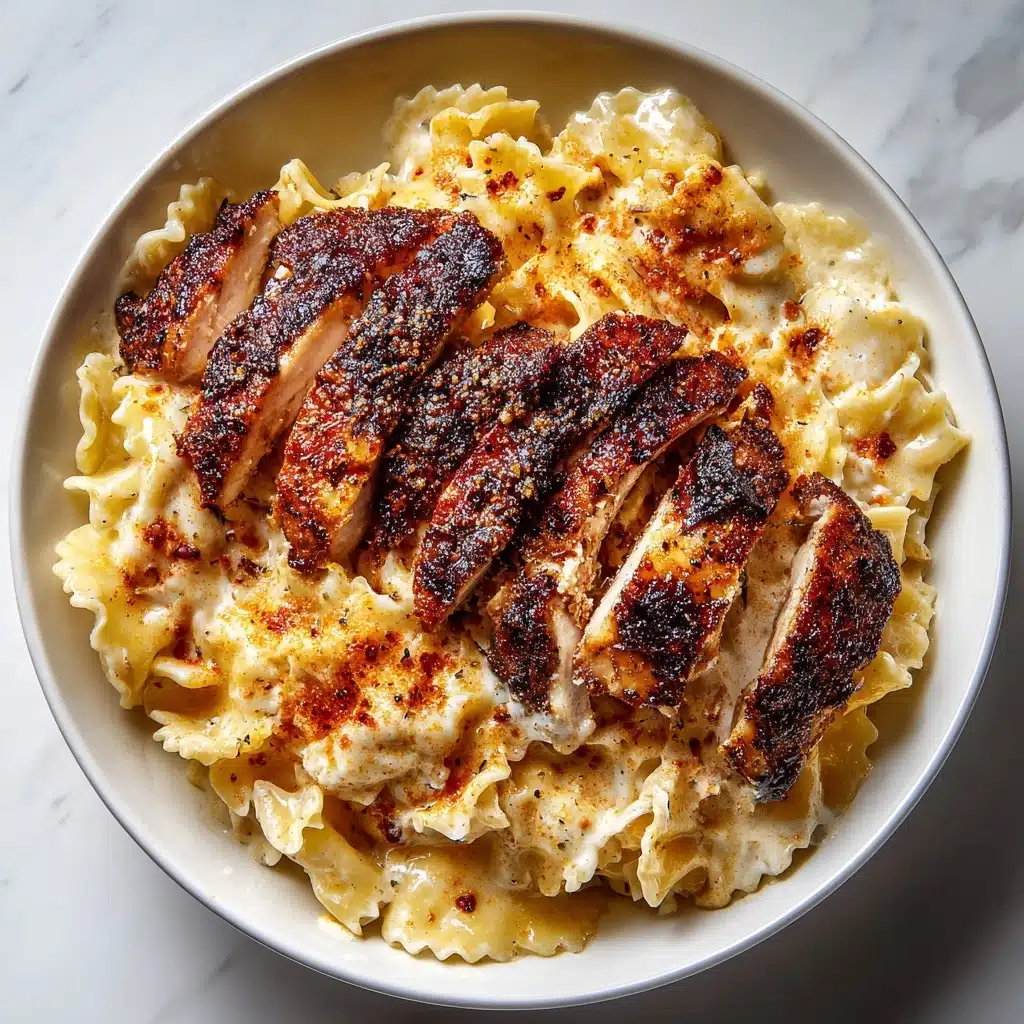 Blackened Cajun Chicken Alfredo Recipe - Recipe Image