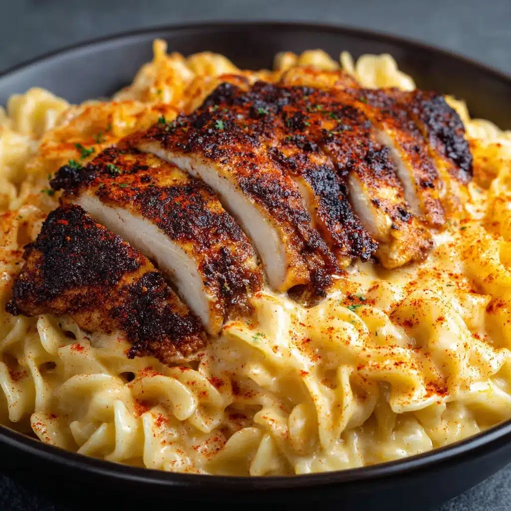 Blackened Cajun Chicken Alfredo Recipe - Recipe Image