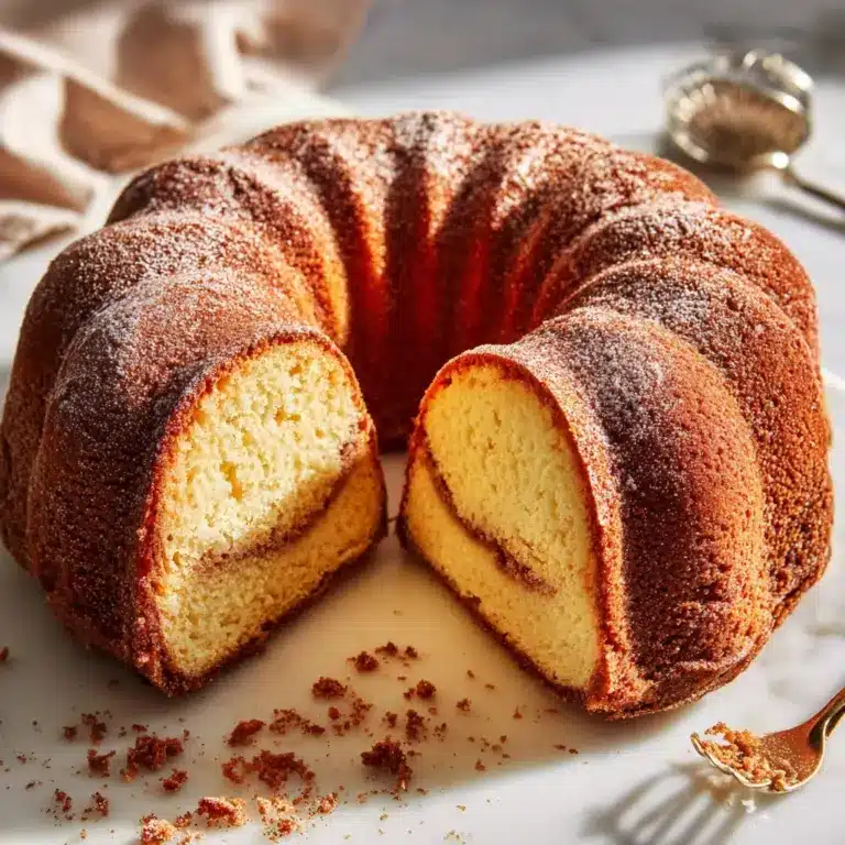 Cozy Snickerdoodle Bundt Cake Recipe