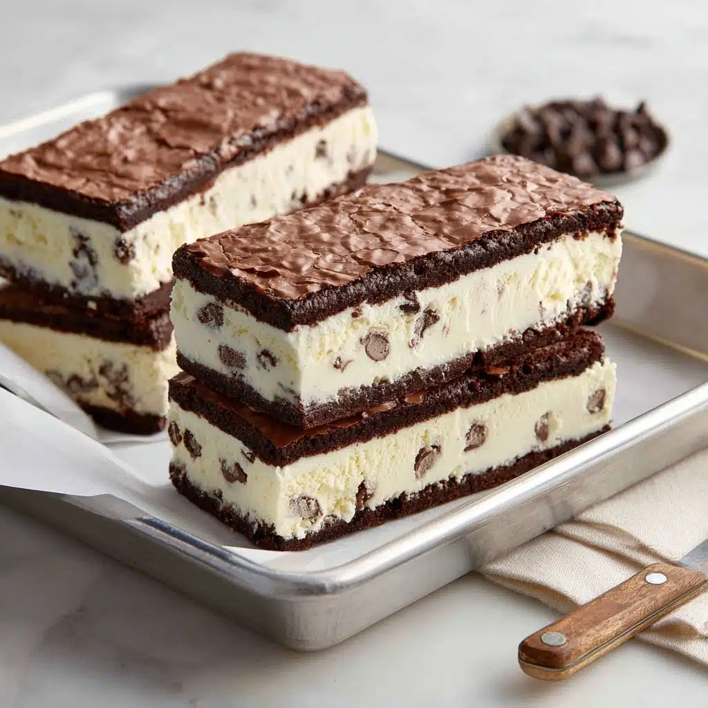 Brownie Ice Cream Sandwiches Recipe - Recipe Image
